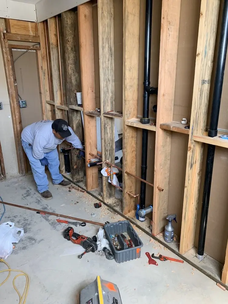 Commercial rough-in plumbing for Gas Line Repair in Upper Grand Lagoon